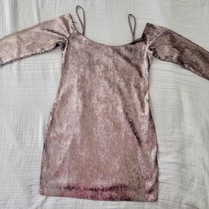 Express Dress | Sequin |Long Sleeve | Mini  Dress | Size L